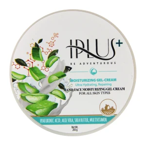 کرم ژل آبرسان آلوئه ورا و هیالورونیک اسید آی پلاس 200 گرم